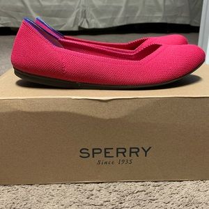 Rothy’s hot pink flat
